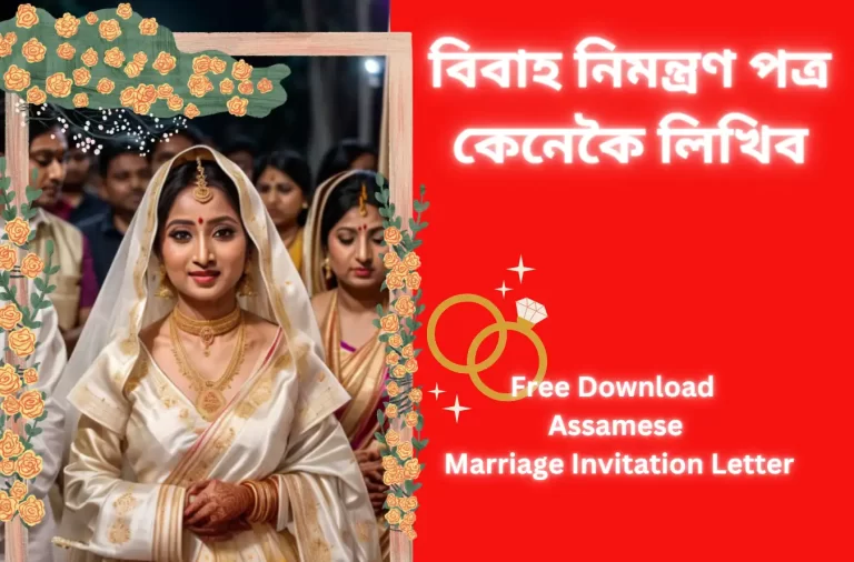 Assamese Marriage Invitation Letter: বিবাহ নিমন্ত্ৰণ পত্ৰ কেনেকৈ লিখিব