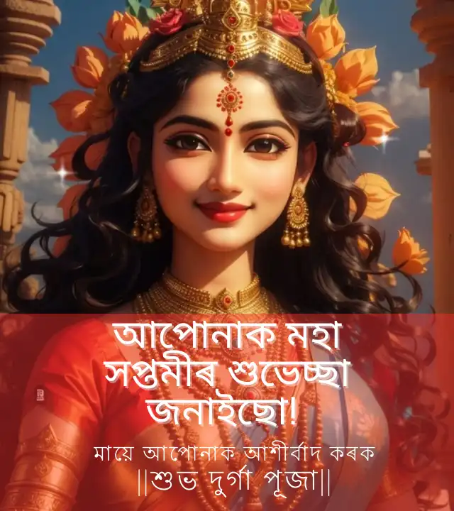 দুৰ্গা পূজাৰ শুভেচ্ছা বাণী: Durga Puja Wishes In Assamese, প্ৰিয়জনলৈ দুৰ্গা পূজাৰ শুভেচ্ছা বাণী,দুৰ্গা পূজাৰ ছবি,হোৱাটছএপ স্থিতি ডাউনলোড কৰক