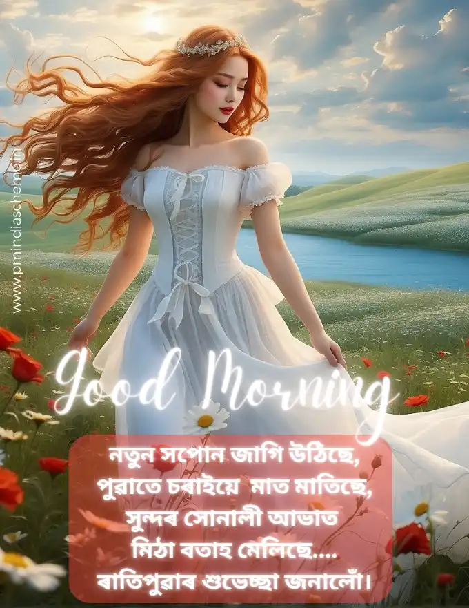 Assamese Good Morning Wishes অসমীয়া সুপ্ৰভাত ছবি