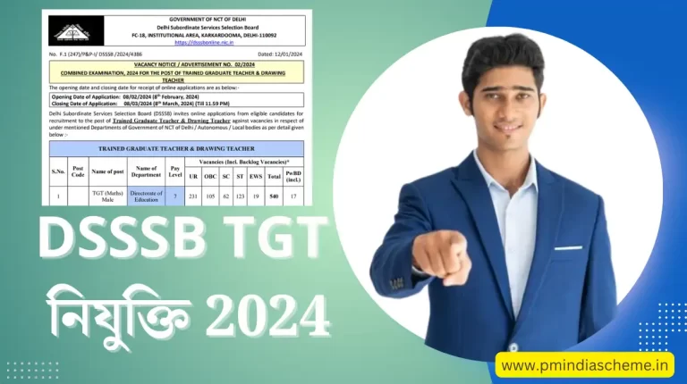 DSSSB TGT Vacancy 2024 Recruitment: DSSSB TGT নিযুক্তি 2024, দিল্লী অধীনস্থ সেৱা বাছনি বোৰ্ড শিক্ষকৰ চাকৰিৰ নিযুক্তি 2024, DSSSB চাকৰি 2024