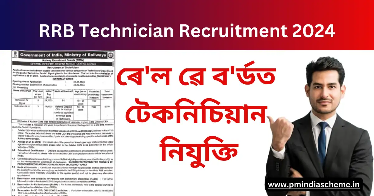 RRB Technician Recruitment 2024