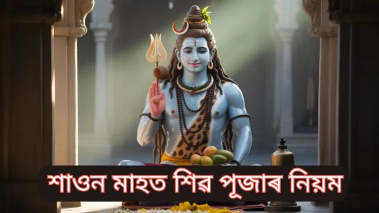 শাওন মাহত শিৱ পূজাৰ নিয়ম