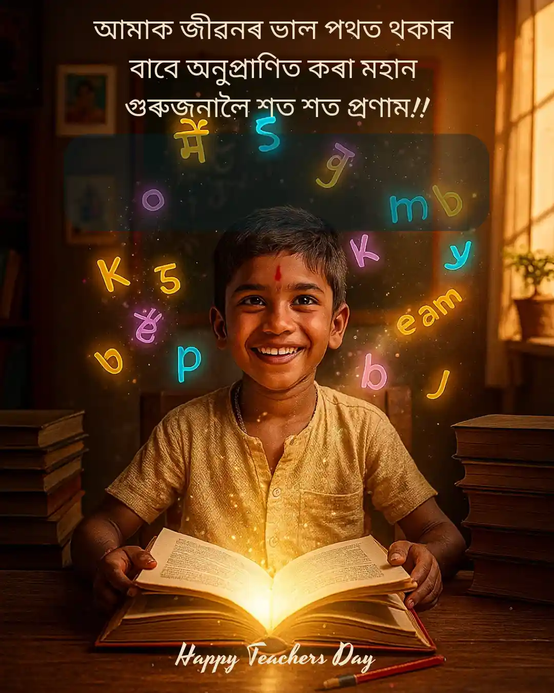 assamese teachers day image download