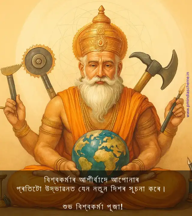 Vishwakarma puja wishes status video assamese