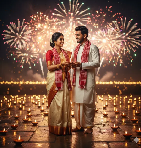 Happy diwali in assamese