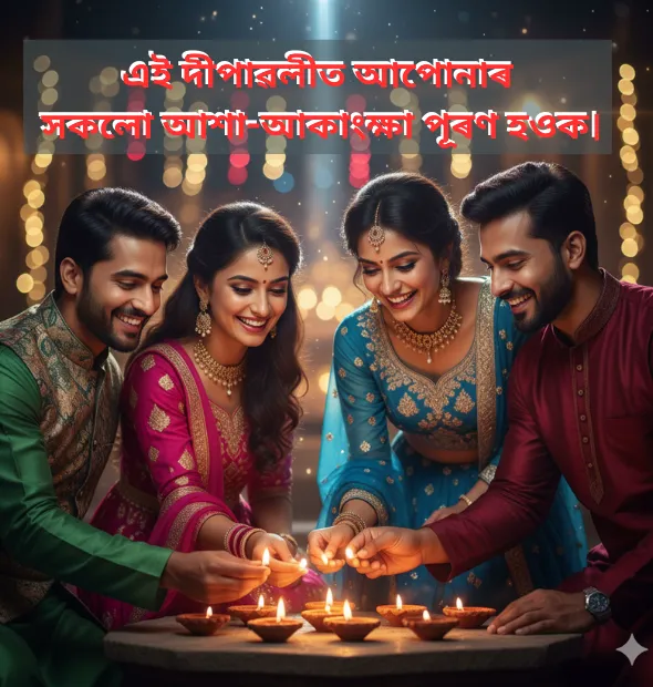 assamese dipawali poster