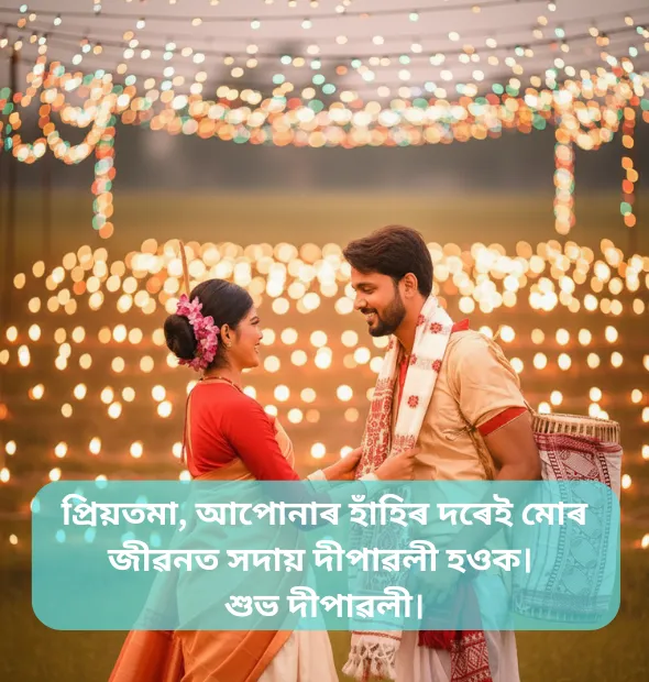 assam diwali lover message